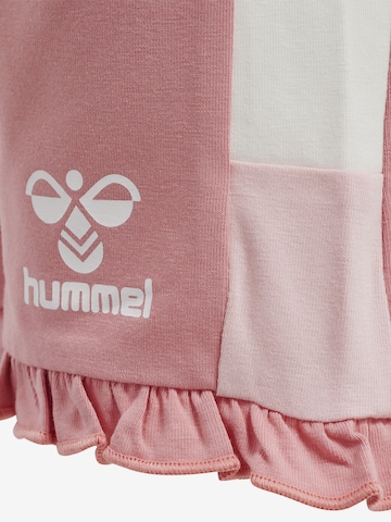 Hummel Regular Workout Pants 'SLA' in Pink
