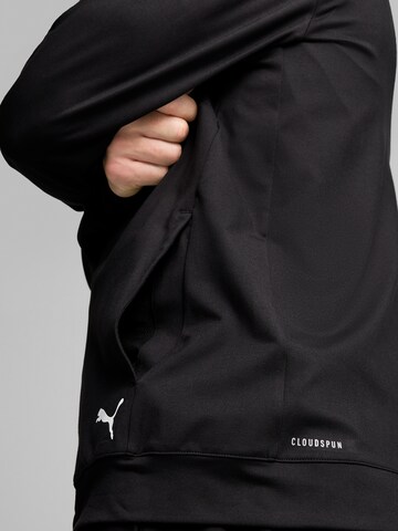 PUMA Sports sweat jacket 'CLOUDSPUN' in Black