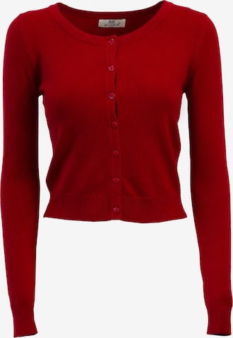 Influencer Knit cardigan in Red: front