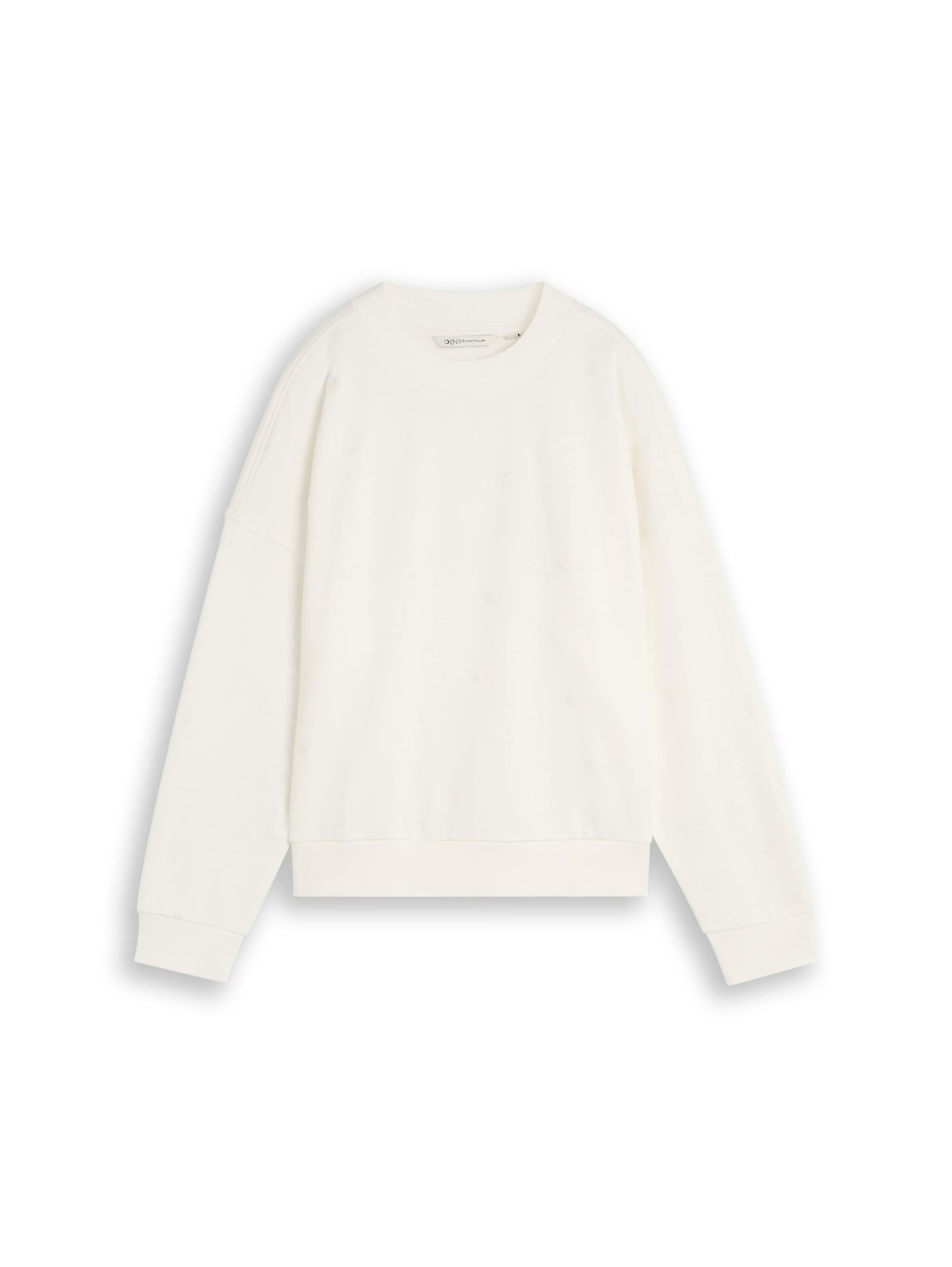 TOM TAILOR DENIM Μπλούζα φούτερ σε XXL σε offwhite, Άποψη προϊόντος