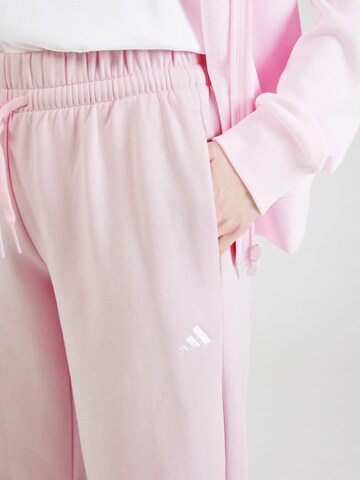 Wide leg Pantaloni sportivi di ADIDAS SPORTSWEAR in rosa