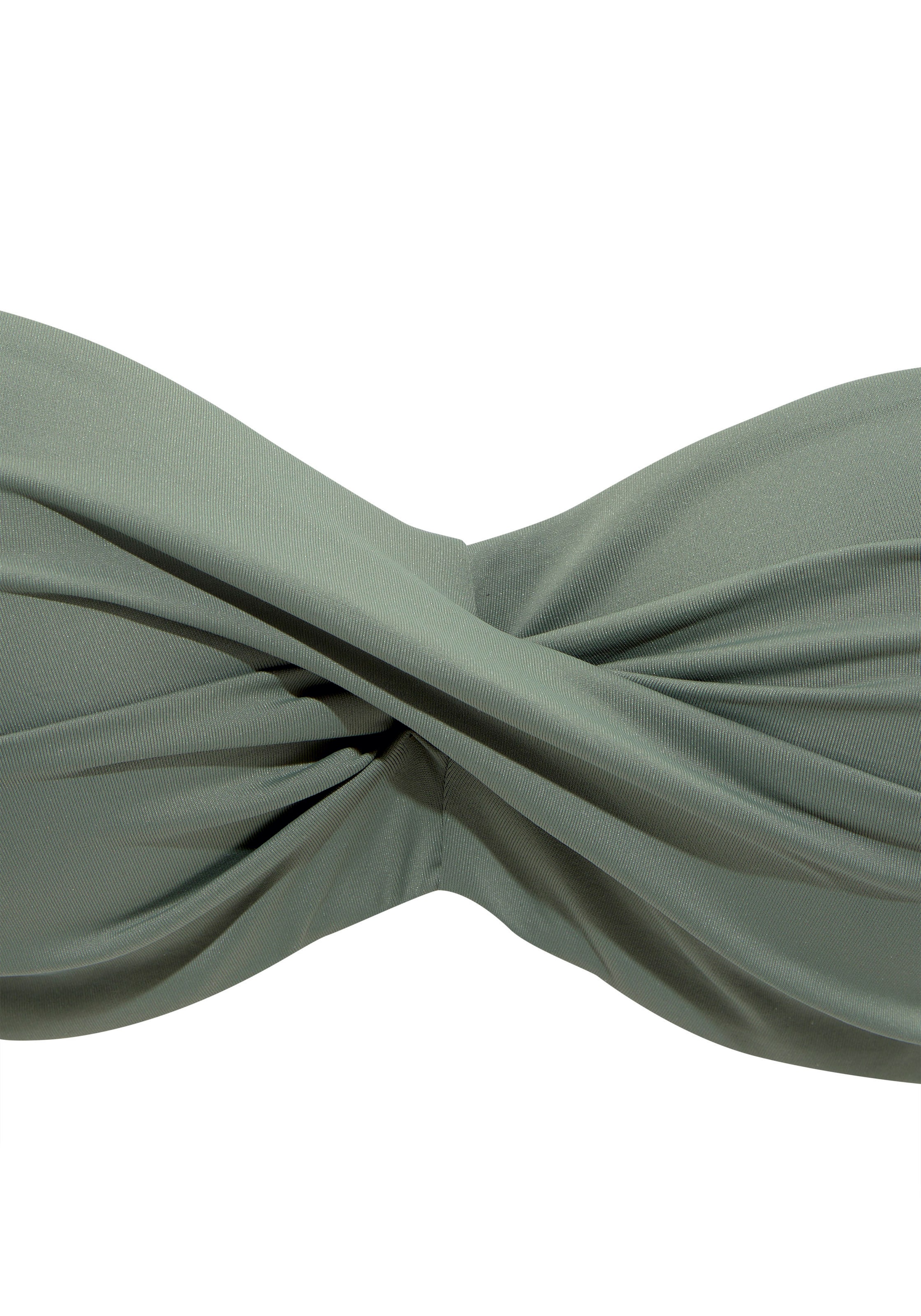 s.Oliver Bandeau Bikinitop in Grün