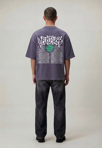 Vertere Berlin Shirt 'Quantra' in Lila: terug