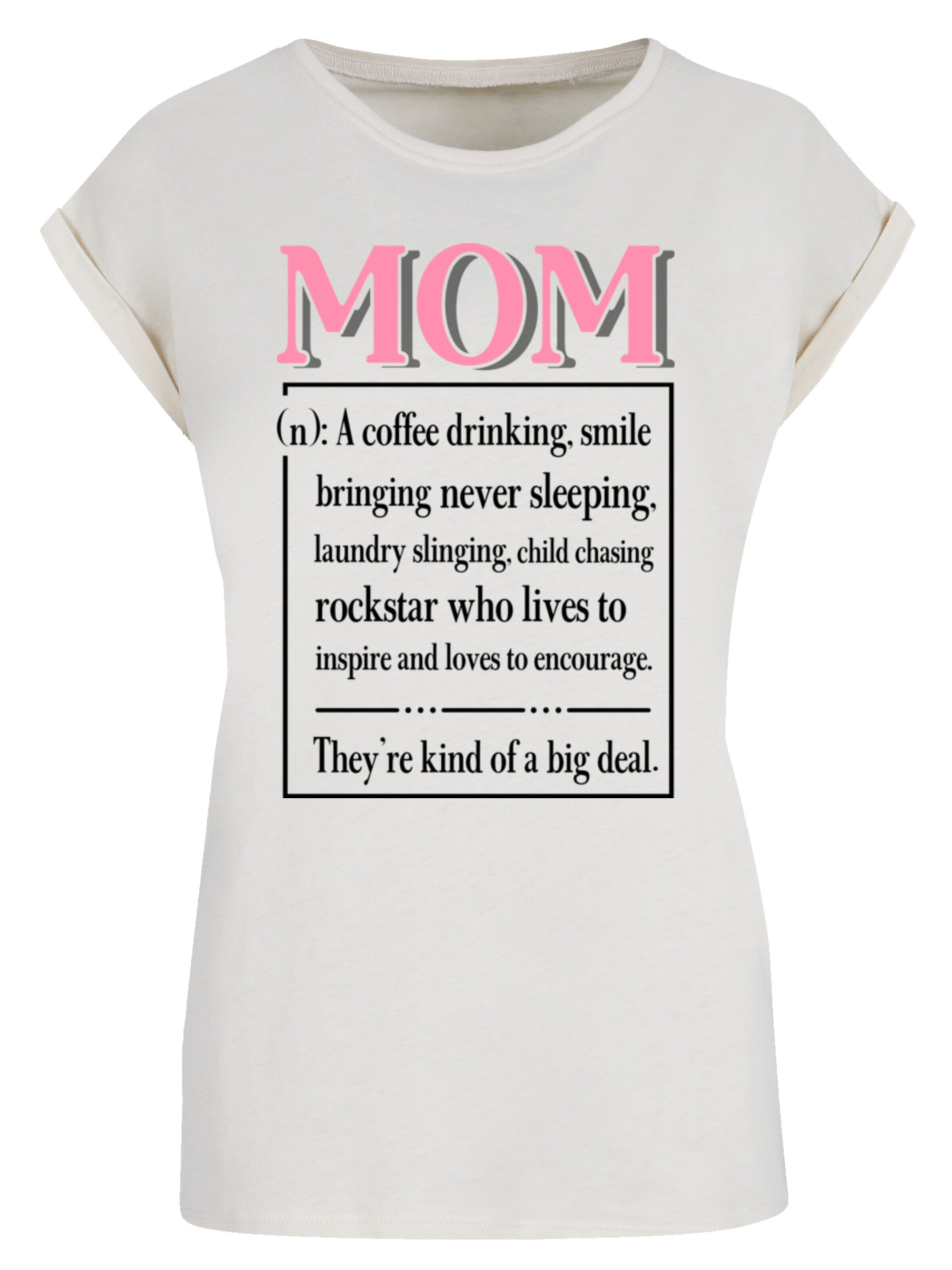 F4NT4STIC Shirt in Beige: front