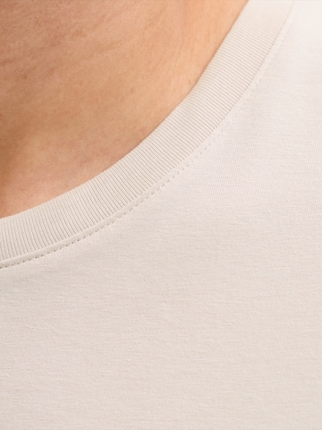 JACK & JONES Koszulka 'JJEJEFF' w kolorze beżowy