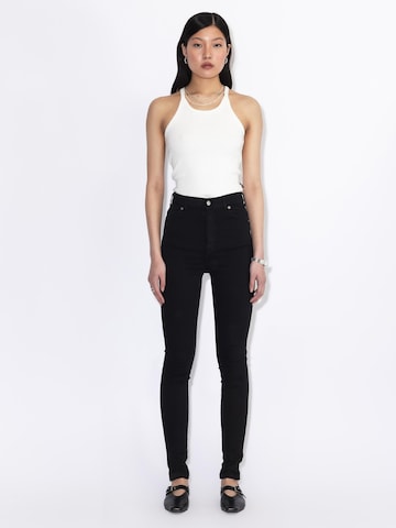 Dr. Denim Tall Skinny Jeans 'Moxy Tall High Skinny' in Black