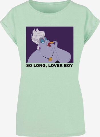 ABSOLUTE CULT T-Shirt 'Little Mermaid - Ursula So Long Lover Boy' in Grün: predná strana