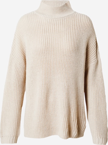 BRAVE SOUL Sweater in Beige: front