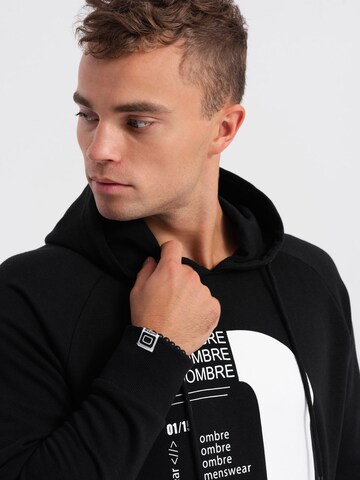 Ombre Sweatshirt in Zwart