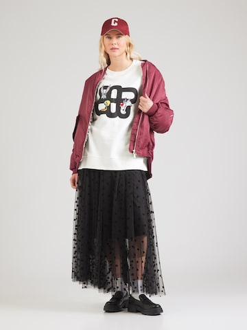 Sweat-shirt 'LINKI' Munthe en blanc
