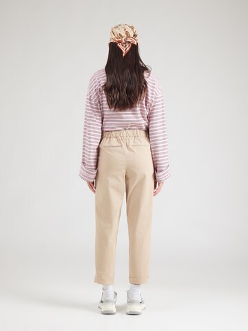 ONLY - Loosefit Pantalón plisado 'ONLRITA-EVELYN' en beige