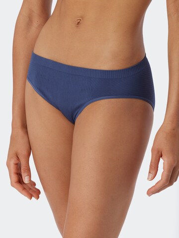 SCHIESSER Panty ' Seamless Rib ' in Blue: front