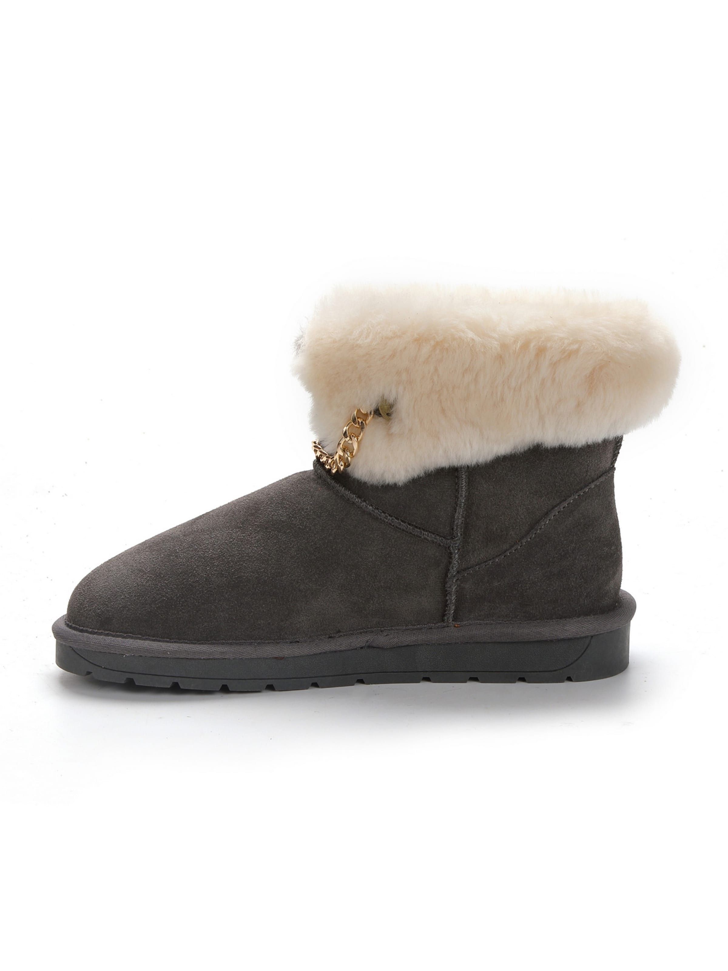 Gooce Snowboots 'Gertrude' in Grau: Vorderseite