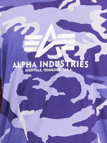 Maglietta di ALPHA INDUSTRIES in blu
