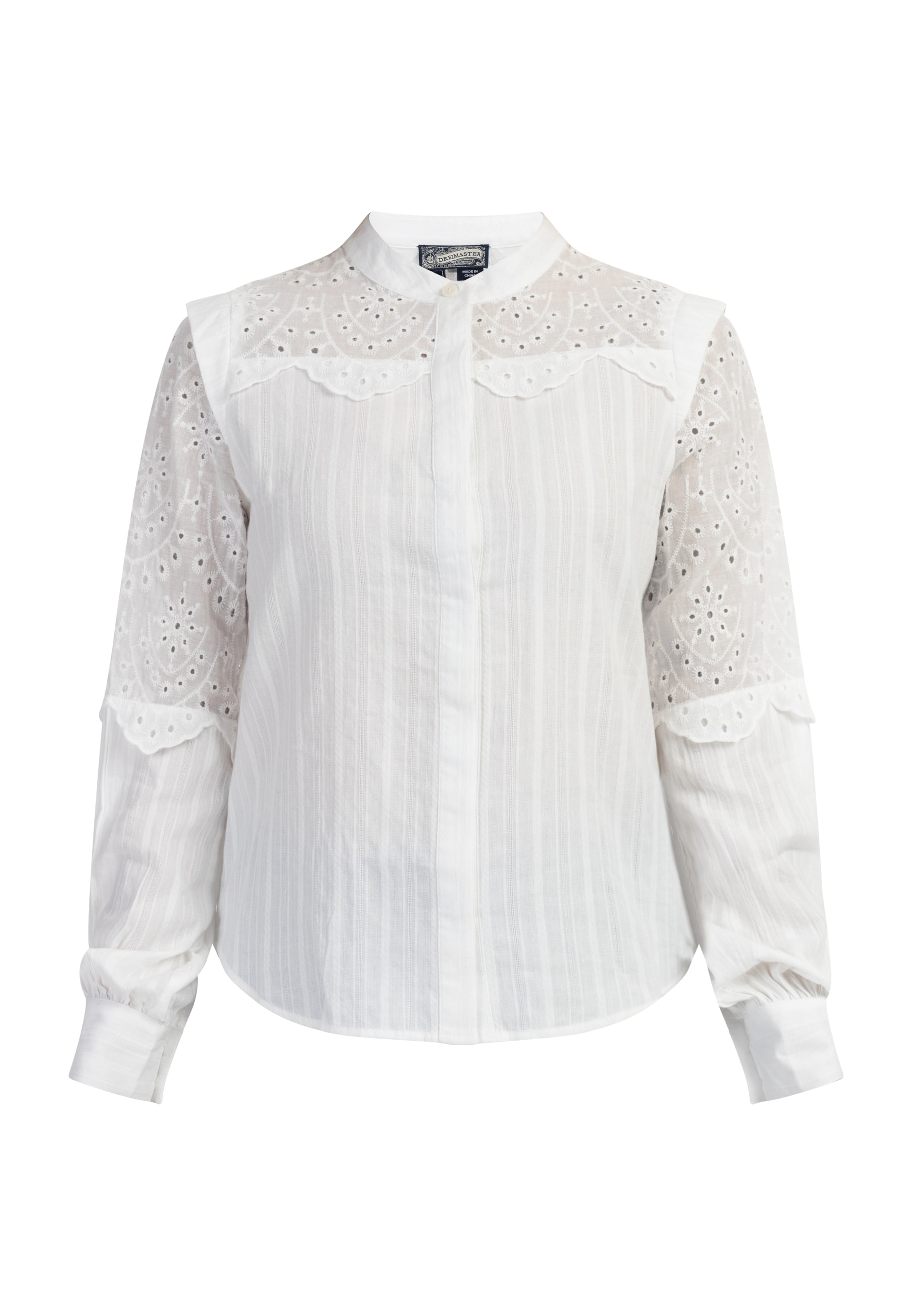 DreiMaster Vintage Blus i vit: framsida