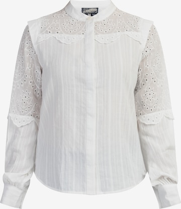 DreiMaster Vintage Blouse in White: front