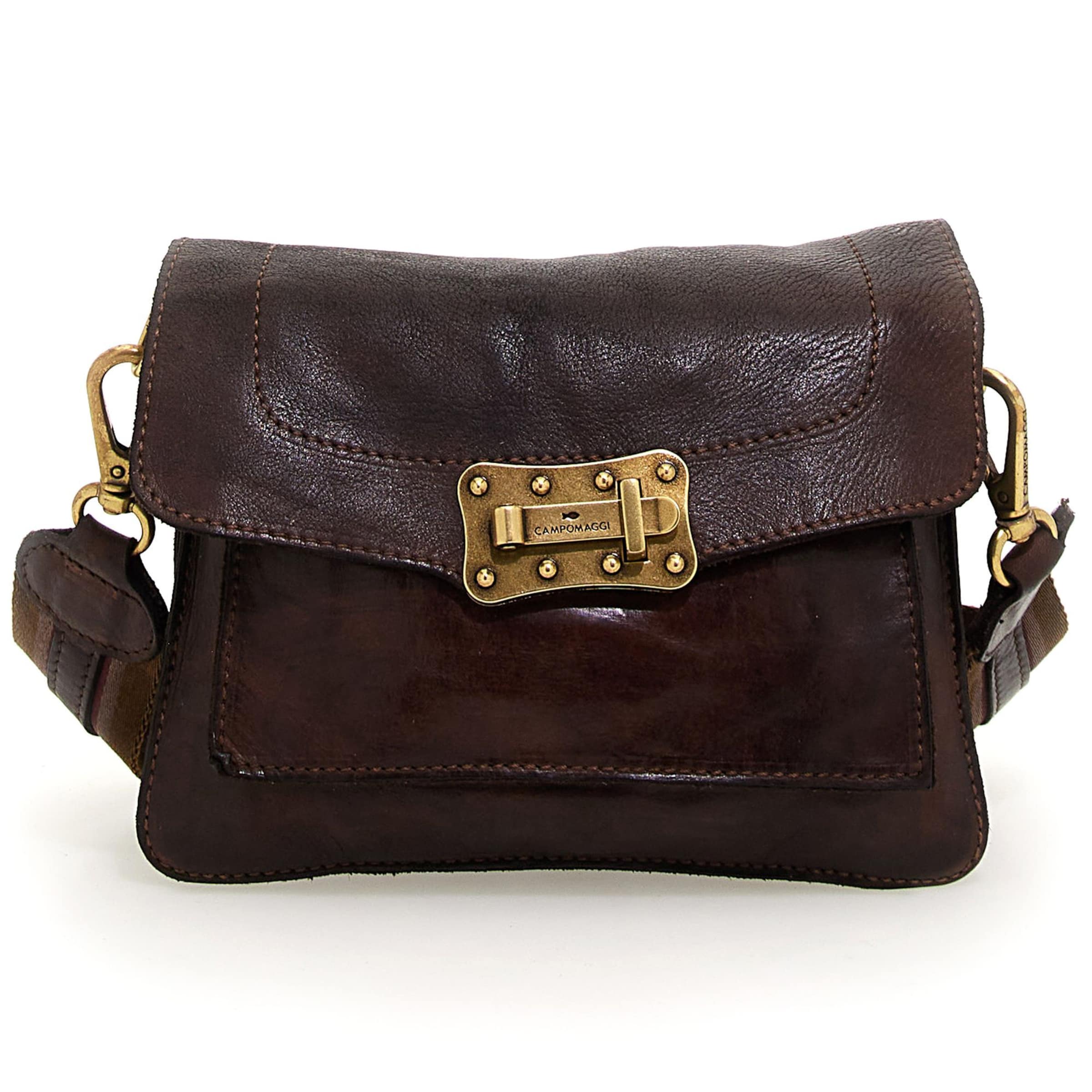 Campomaggi Shoulder bag 'Donna ' in Brown: front