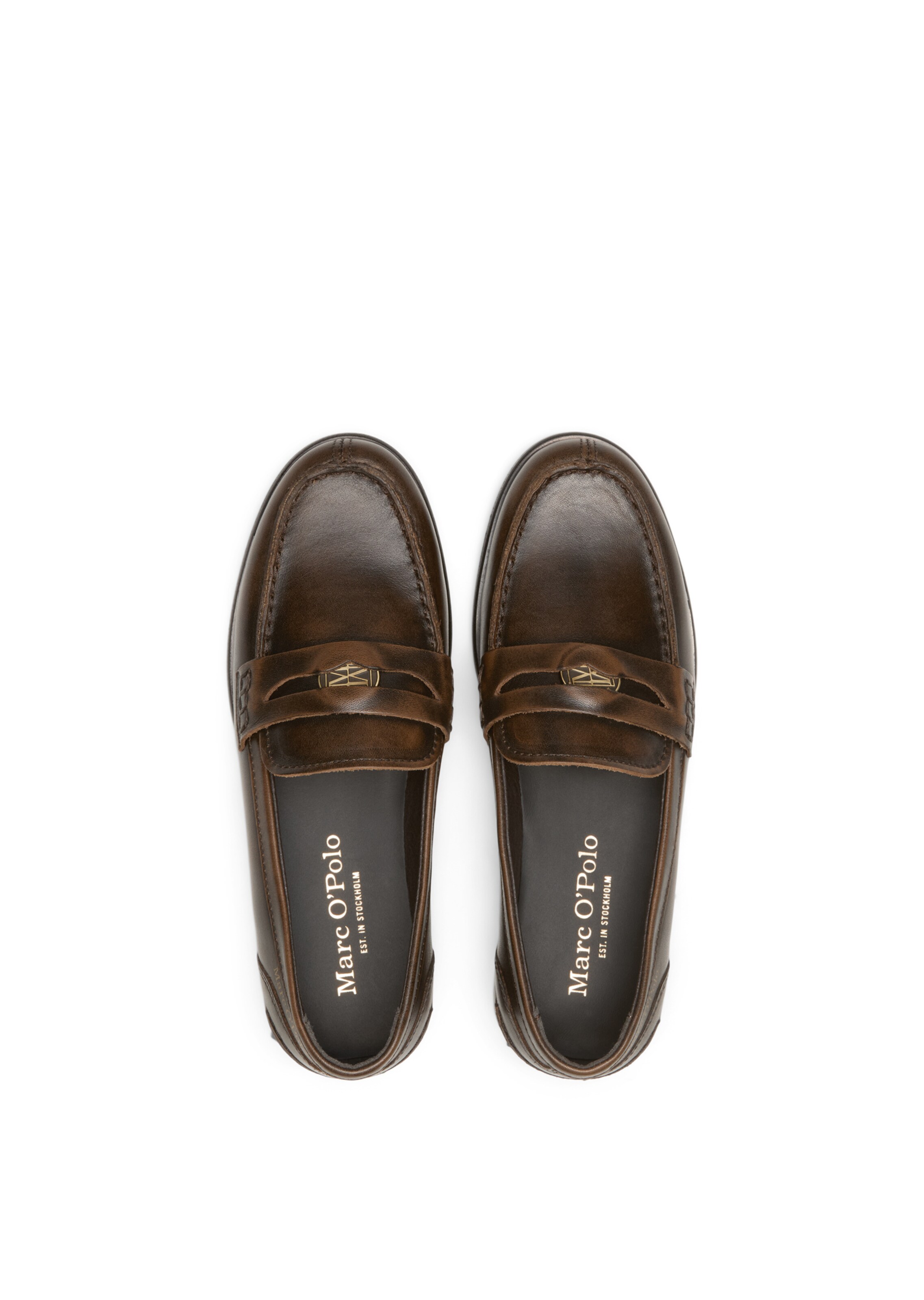 Marc O'Polo Classic Flats in Brown