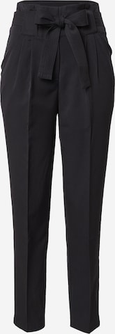 Y.A.S Pleat-Front Pants in Black: front