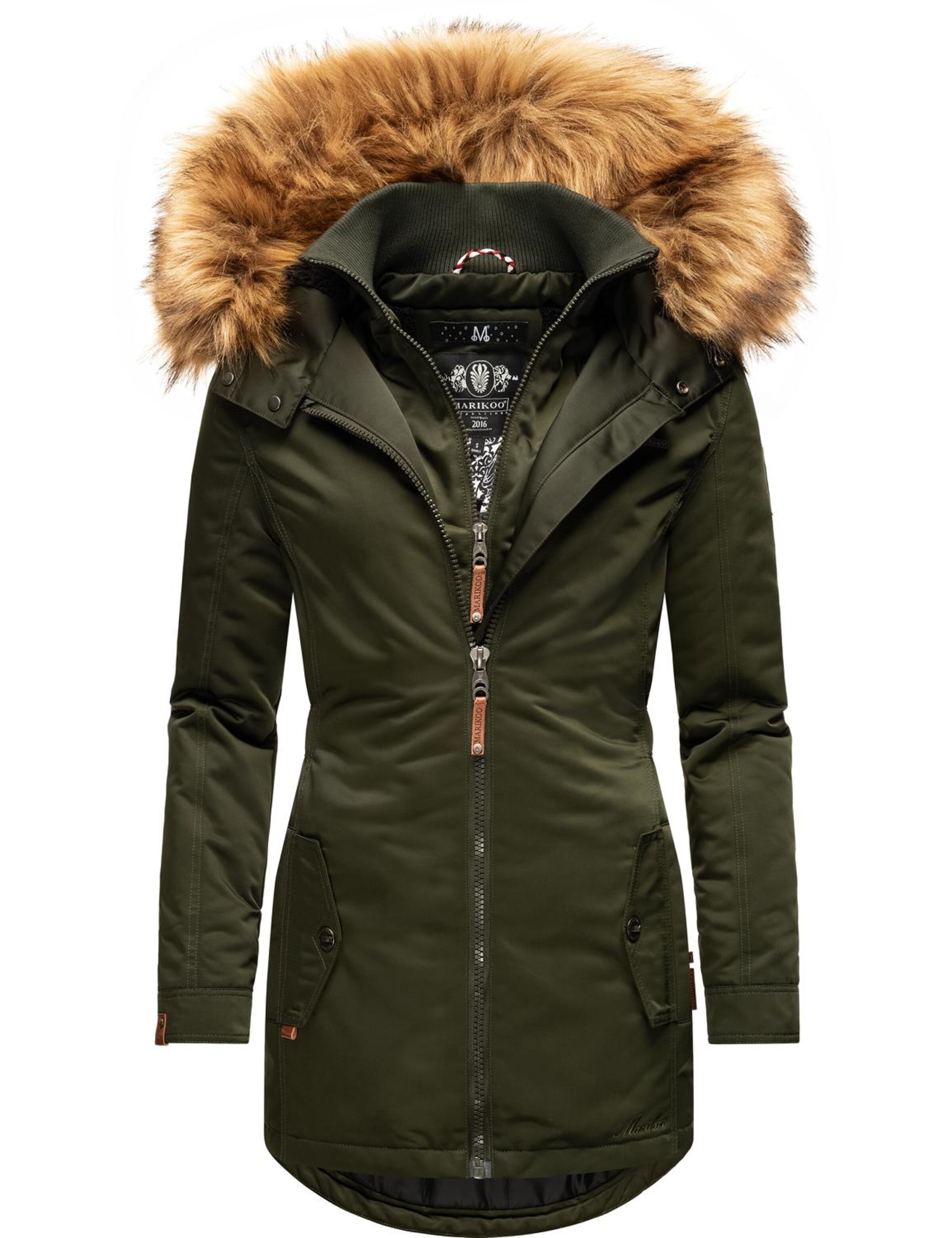 Cappotto invernale 'Sanakoo' di MARIKOO in verde