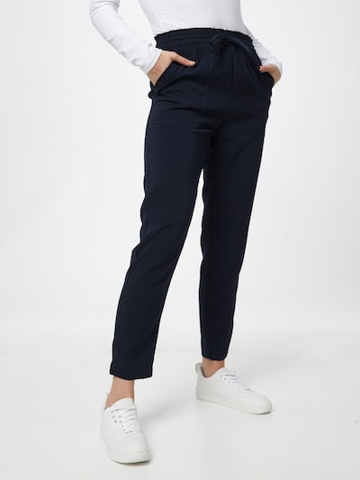 OBJECT Pantalon 'Aria' en marine, Vue avec modèle