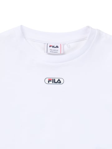 FILA Shirt 'CERANOVA cropped logo t-shirt' in Wit