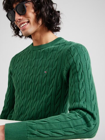 TOMMY HILFIGER Pullover 'CLASSIC' in Grün