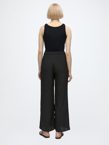 Calvin Klein Wide leg Broek in Zwart