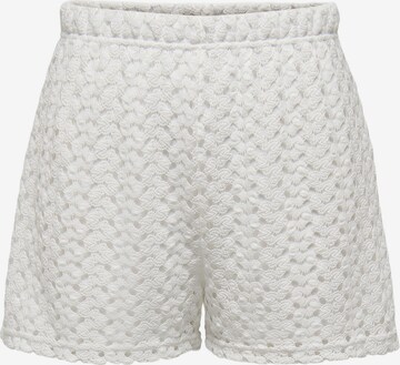 ONLY Pants 'CAMELIA' in White: front
