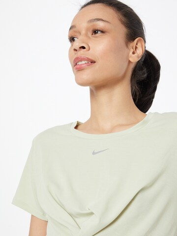 NIKE Performance shirt 'One Luxe' in Green