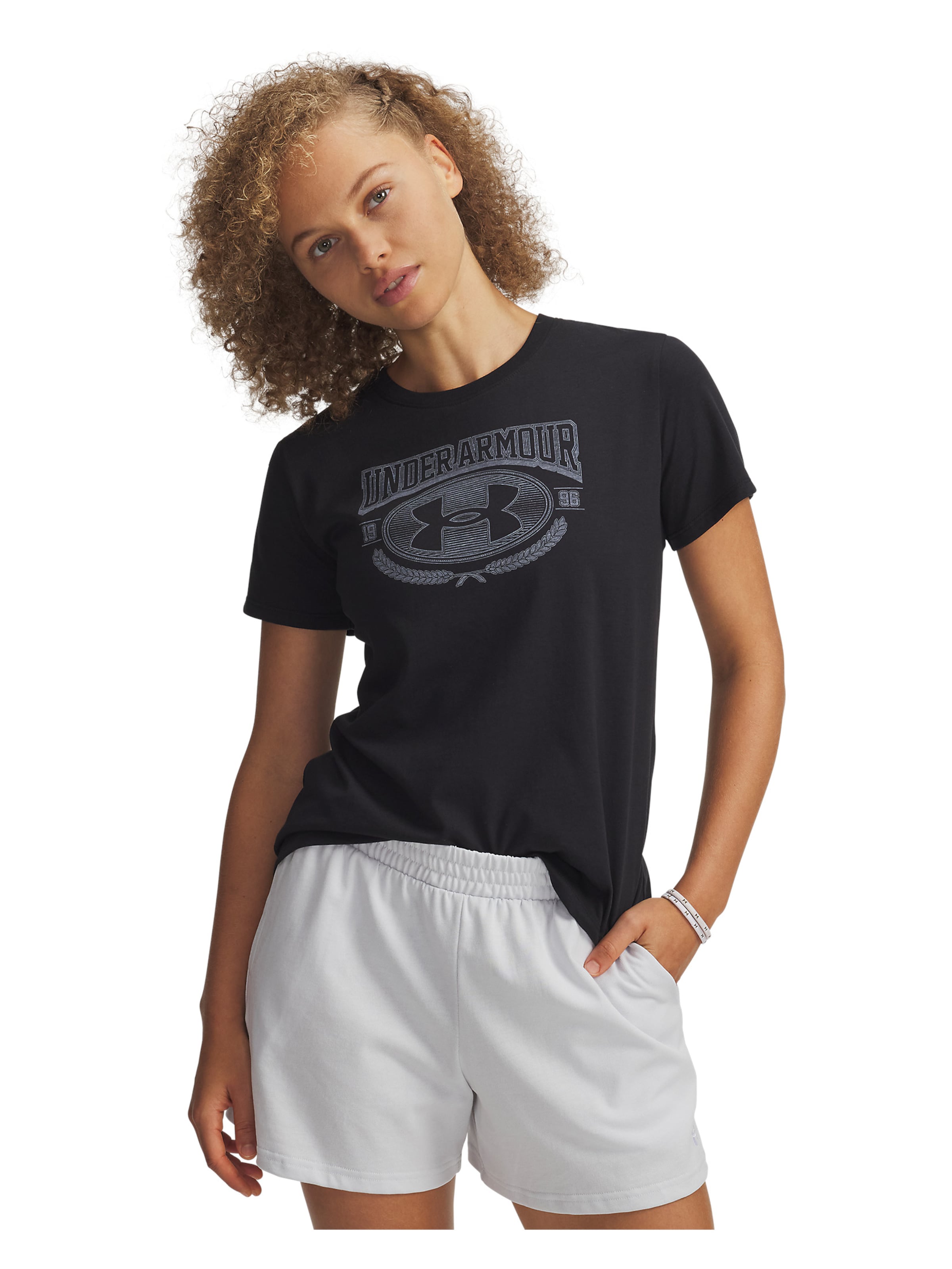 UNDER ARMOUR Performance shirt in Black: front