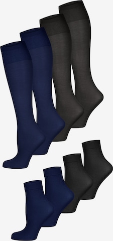 Nur Die - Meias ' Strümpfe & Söckchen Cotton 60 DEN ' em azul: frente