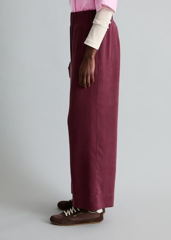 Wide Leg Pantalon Marc O'Polo DENIM en rouge