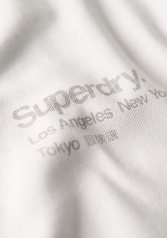 Superdry Μπλουζάκι 'City' σε λευκό