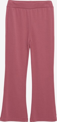 MINYMO Flared Leggings in Pink: predná strana