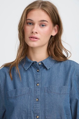 ICHI Blouse 'AURORA' in Blue
