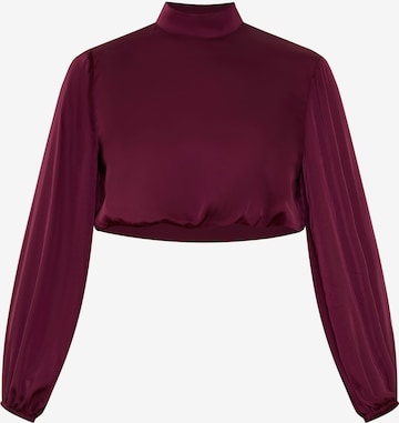 Chi Chi London Blouse in Rood: voorkant