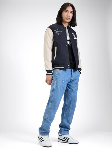 JACK & JONES Regularen Kavbojke 'EDDIE' | modra barva