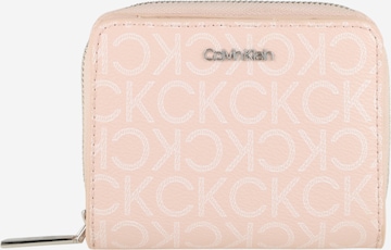 rozā Calvin Klein Naudas maks: no priekšpuses