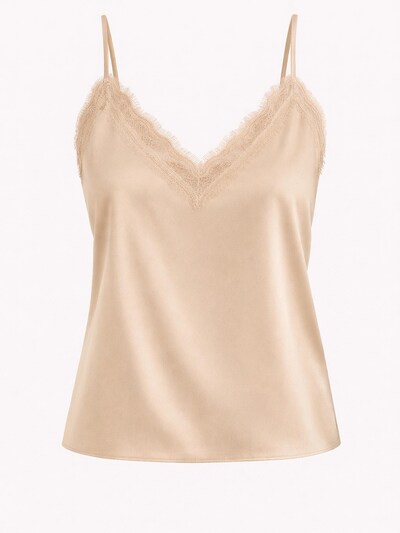 Worldclassca Top 'Spaghetti Lace Trim Top'‌‌‌‌‌‌‌ in beige, Produktansicht