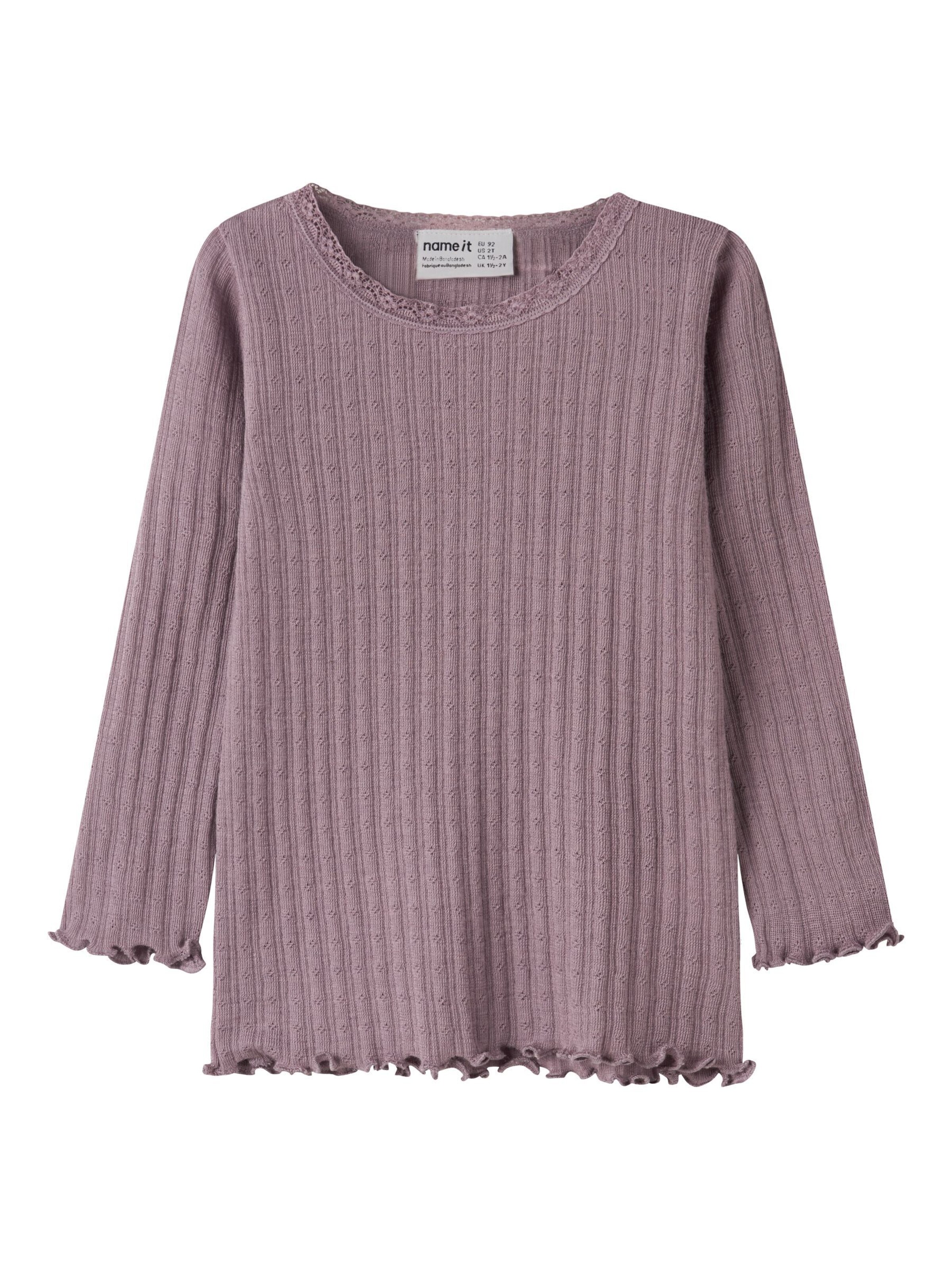 Chemisier NAME IT en violet : devant