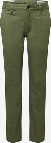 s.Oliver - Slimfit Pantalón chino 'Austin' en verde: frente