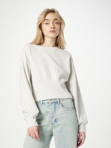 Abercrombie & Fitch - Sweatshirt em cinzento: frente