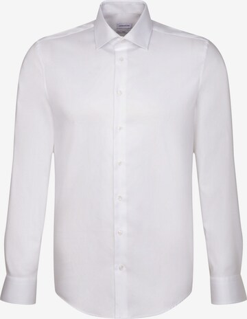 SEIDENSTICKER Slim fit Business Shirt in White: front