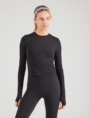 Fabletics Toiminnallinen paita 'FEATHER TECH+' värissä musta: etupuoli