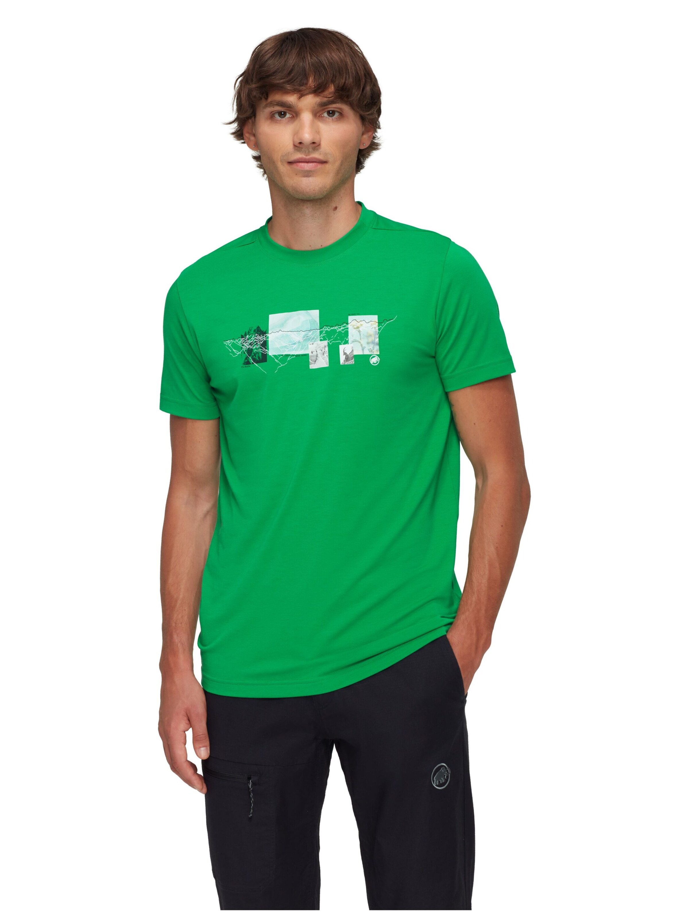 MAMMUT Shirt 'MOUNTAIN 3308M' in Green: front