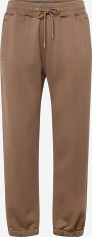 Effilé Pantalon Abercrombie & Fitch en marron : devant