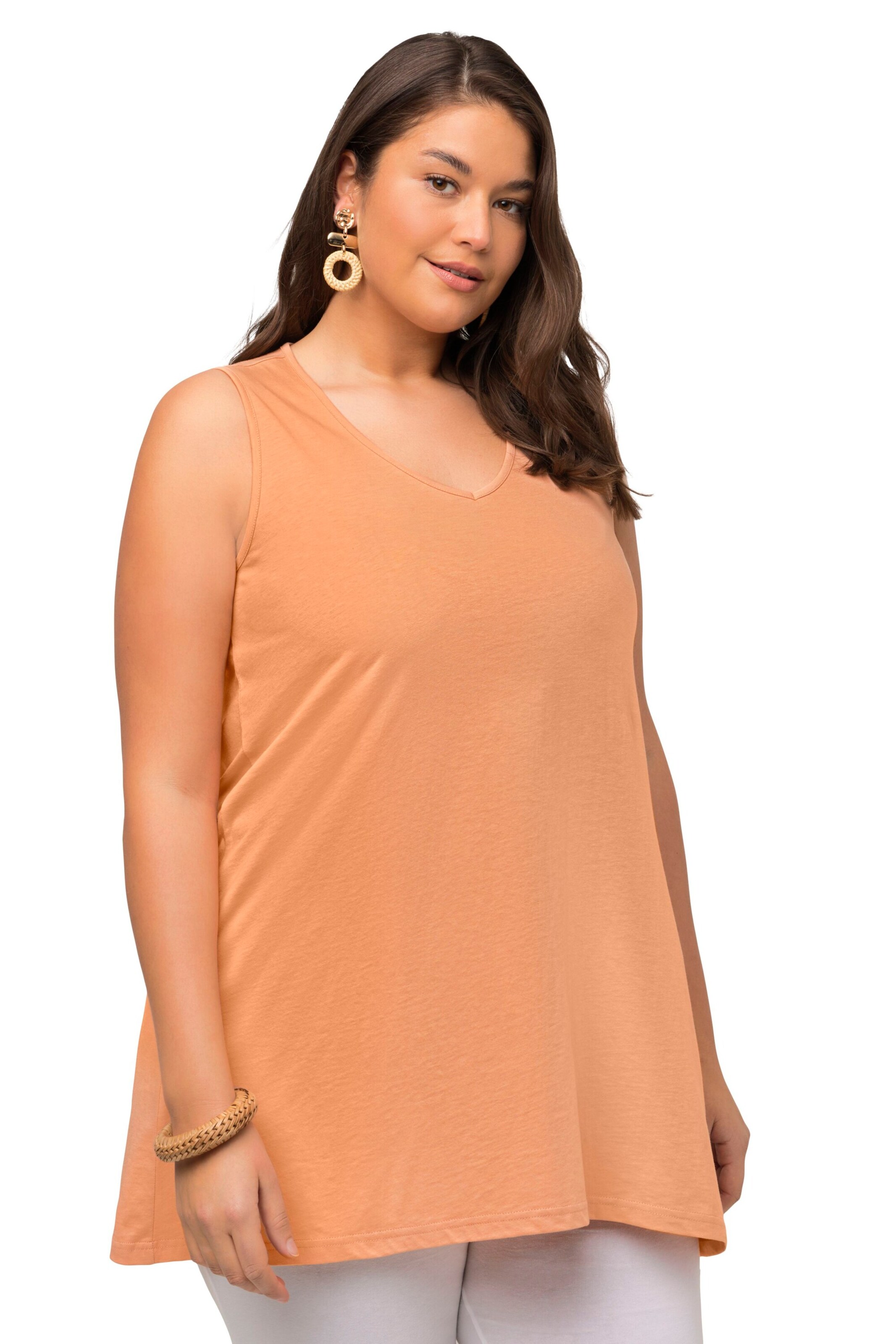 Ulla Popken Shirt in Orange: Vorderseite