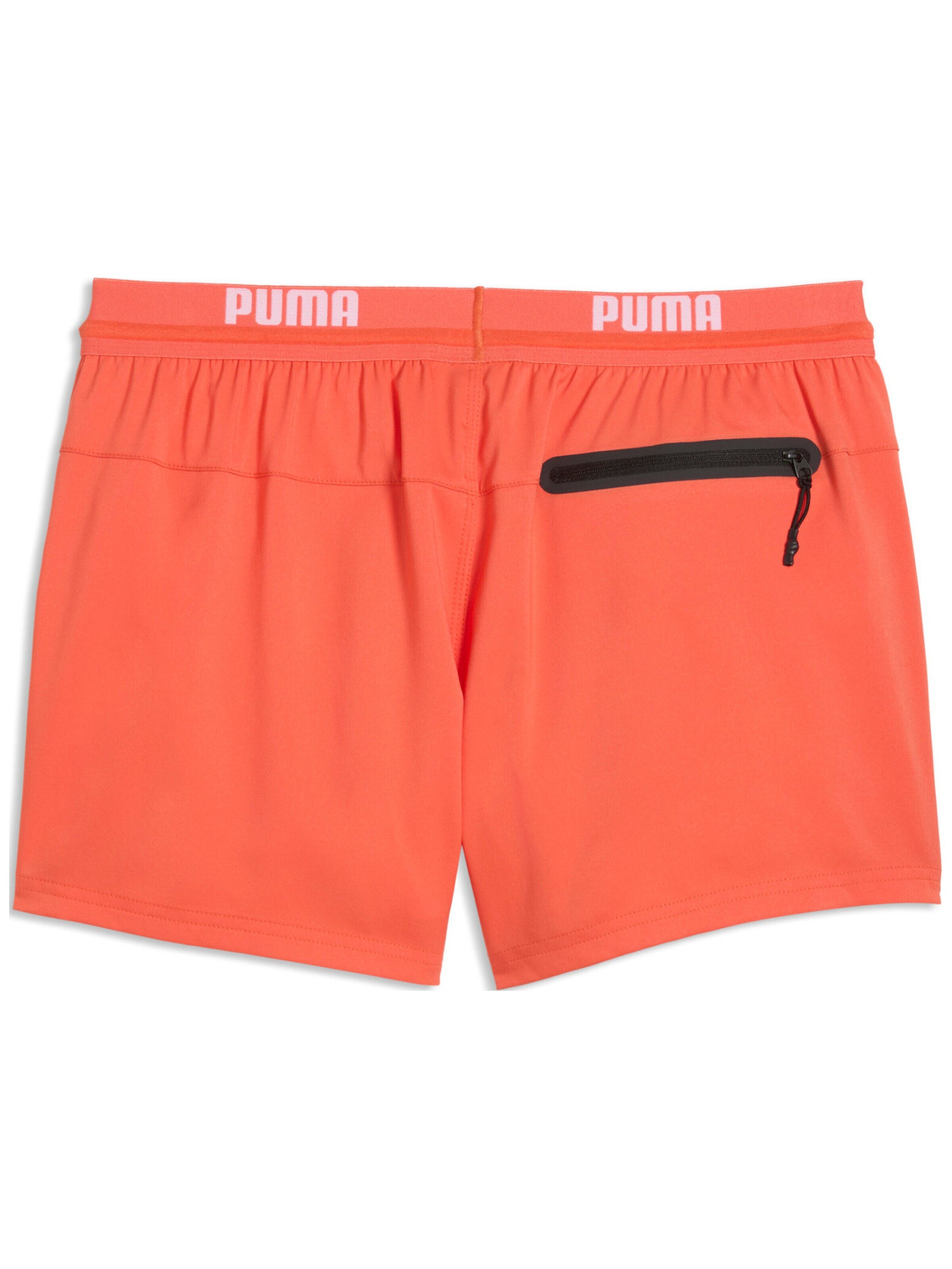 regular Pantaloni sportivi 'Puma Swim Men Logo Short Length Swim Short' di PUMA in arancione
