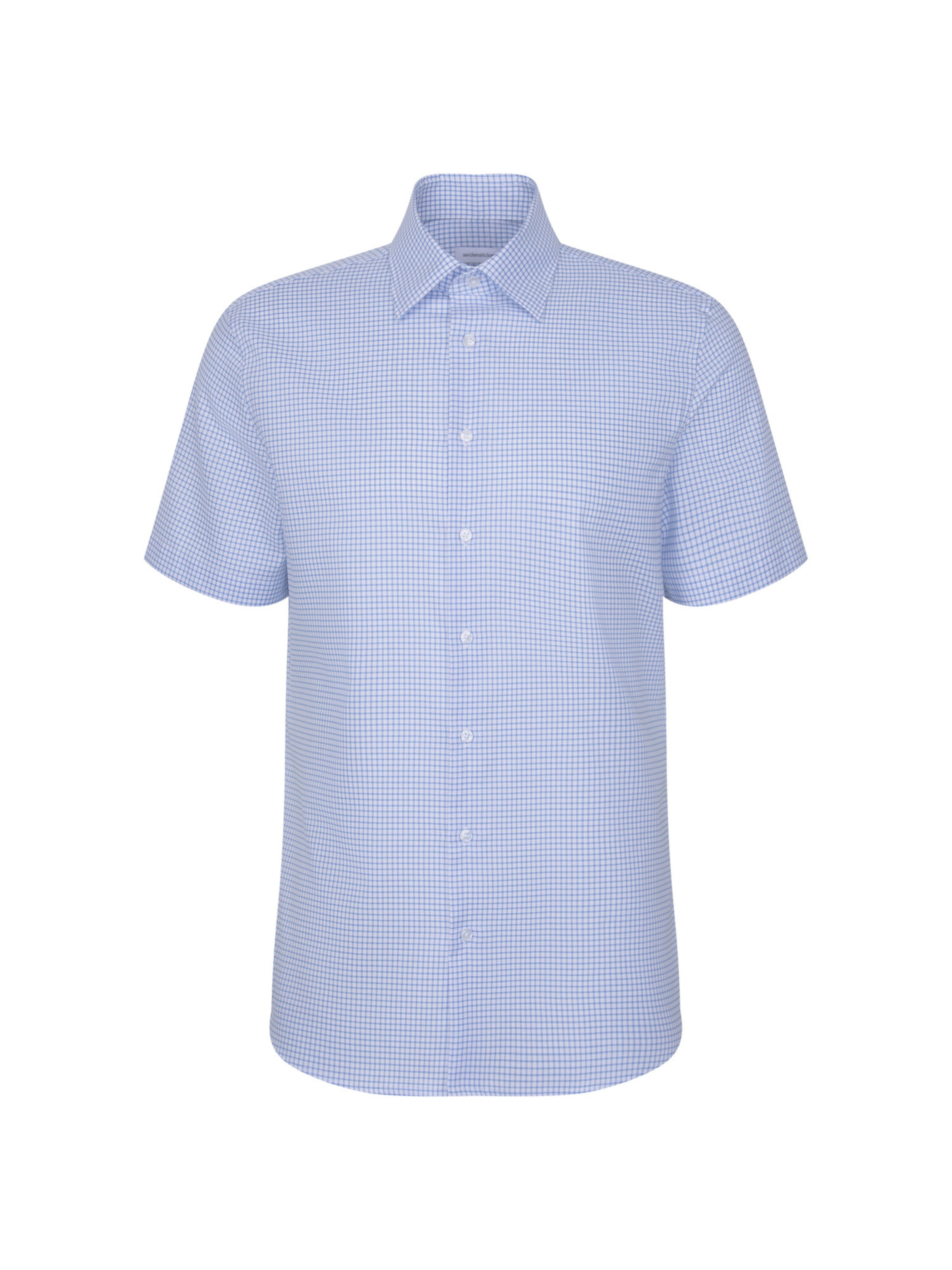 Coupe slim Chemise SEIDENSTICKER en bleu : devant